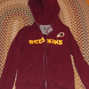 Nike redskins zipup sweatshirt